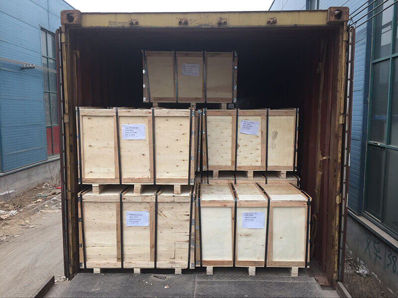 stainless steel wire mesh packing and loading