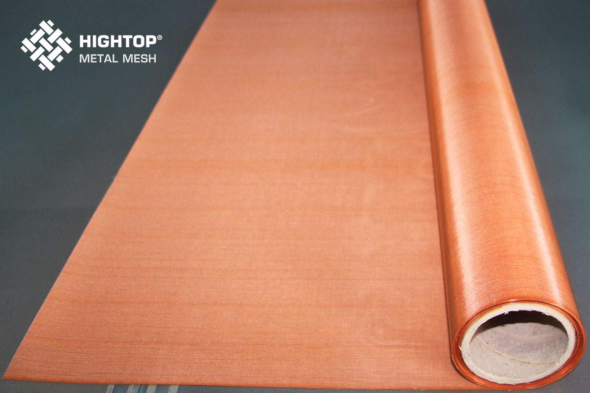 Copper wire mesh roll